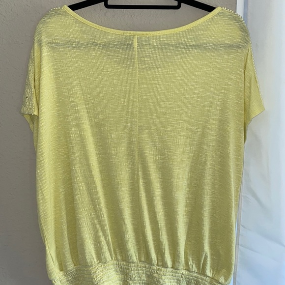 ALYX yellow blouse elastic waist size X Large - Picture 7 of 8